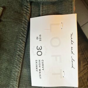 LOFT Curvy High Waist Skinny Jeans